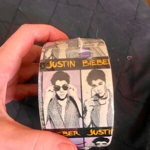 Vintage Justin Bieber duct tape unopened